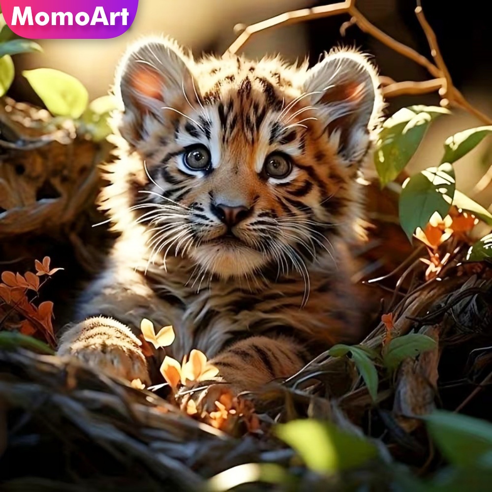Momoart Diamond Painting Tiger - Resin Craft For Beginners avaliação e preço
