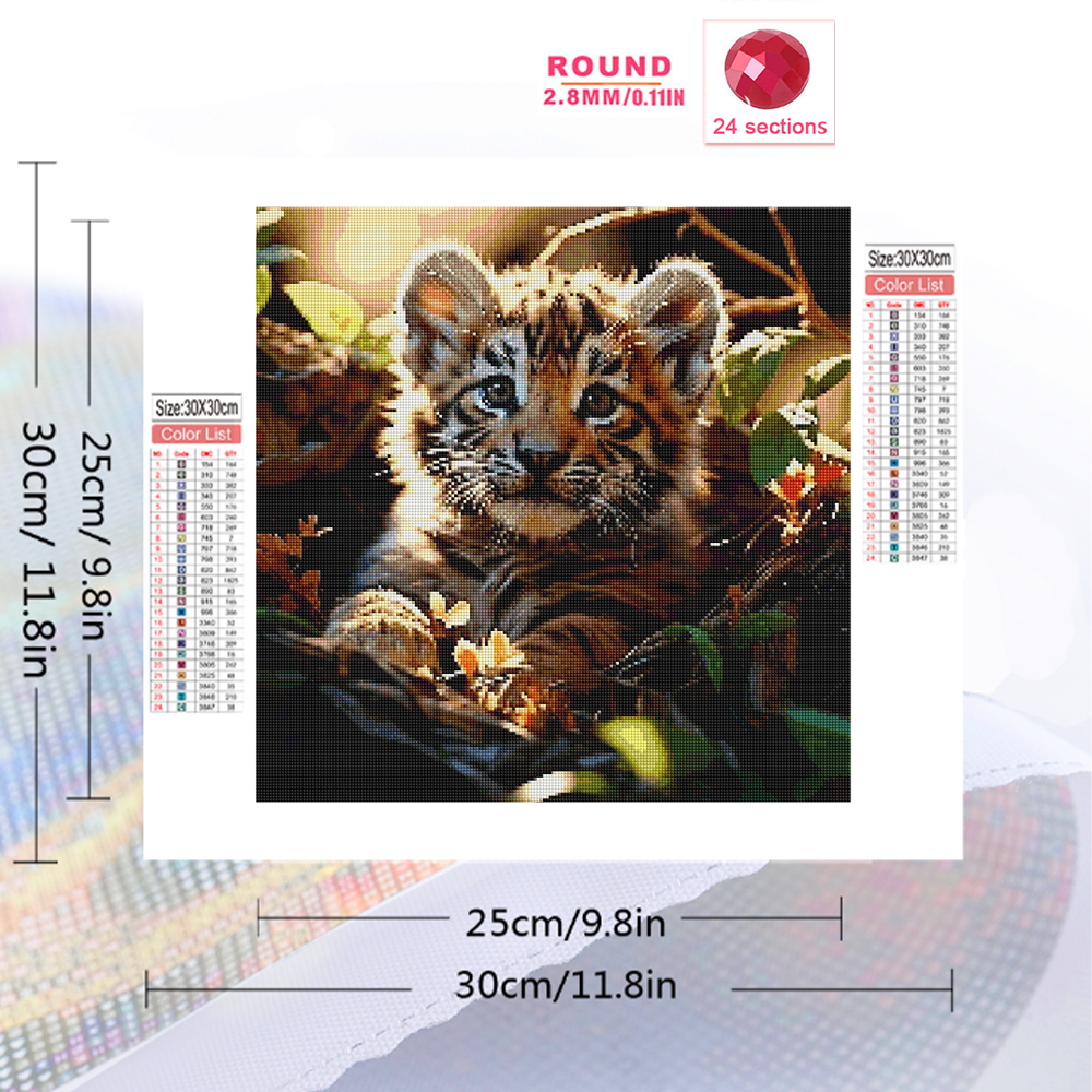 Momoart Diamond Painting Tiger - Resin Craft For Beginners avaliação e preço