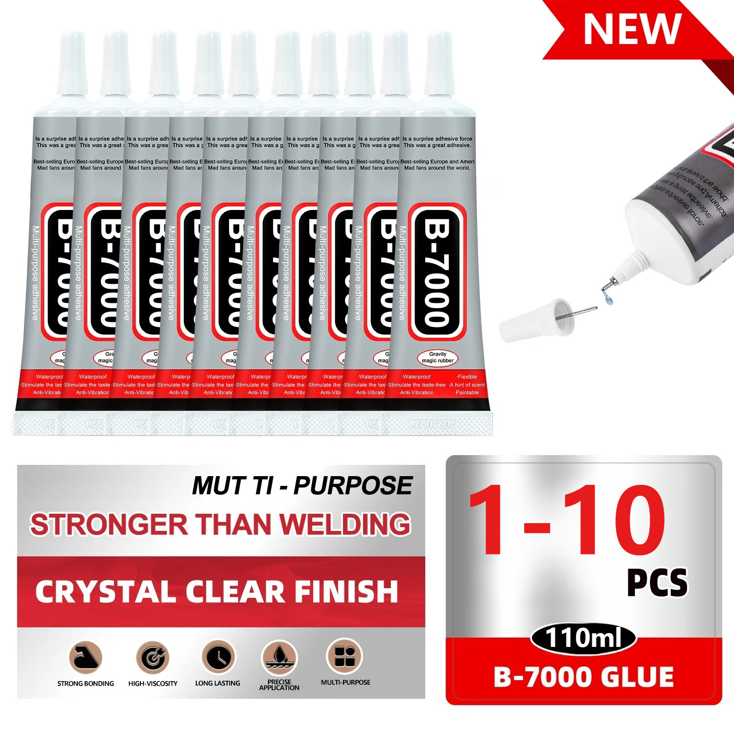 Super Glue B-7000 Loolifl 1-10 - Resin Craft Projects avaliação e preço