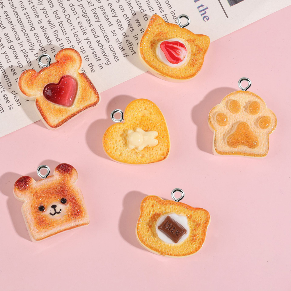 10pcs Heart Bear Cat Animal Sh - Resin Craft Projects avaliação e preço