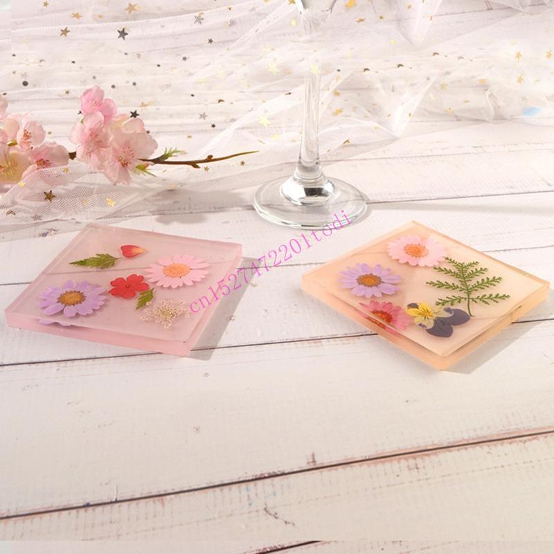 2Pcs Round Square Resin Mold G - Geode Mold Silicone avaliação e preço