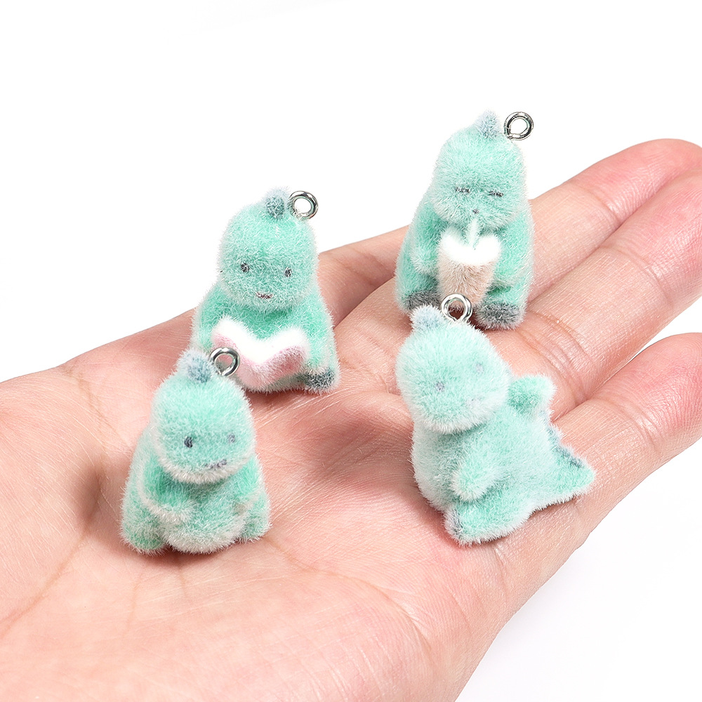 4Pcs 3D Mini Dinosaur Pendant  - Resin Craft Projects avaliação e preço