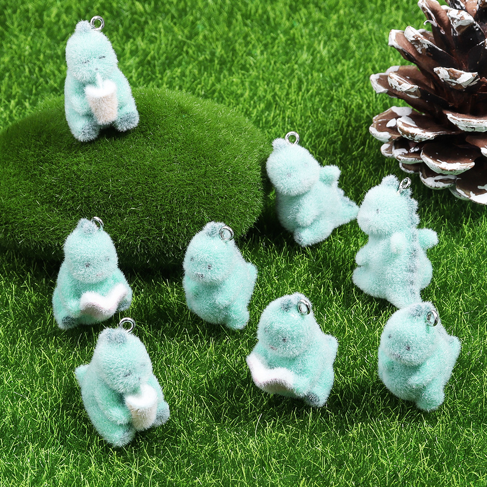 4Pcs 3D Mini Dinosaur Pendant  - Resin Craft Projects avaliação e preço