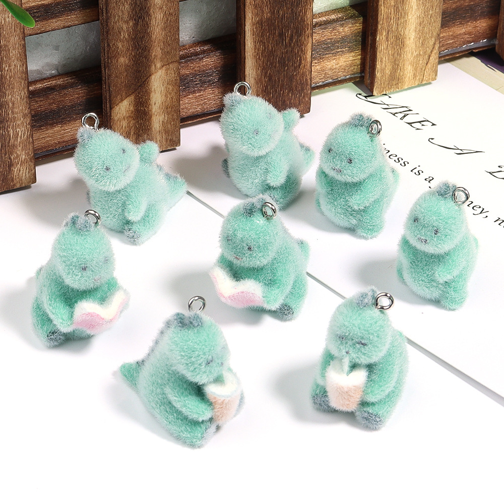 4Pcs 3D Mini Dinosaur Pendant  - Resin Craft Projects avaliação e preço