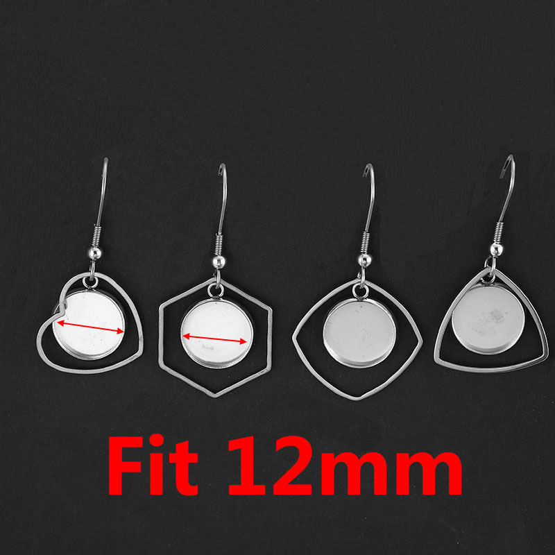 10pc Stainless Steel Tray Beze - Bezels Set Pendant avaliação e preço
