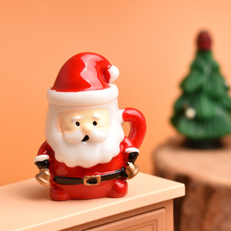 Mini Santa Teacup Ornament - R - Resin Craft Supplies avaliação e preço