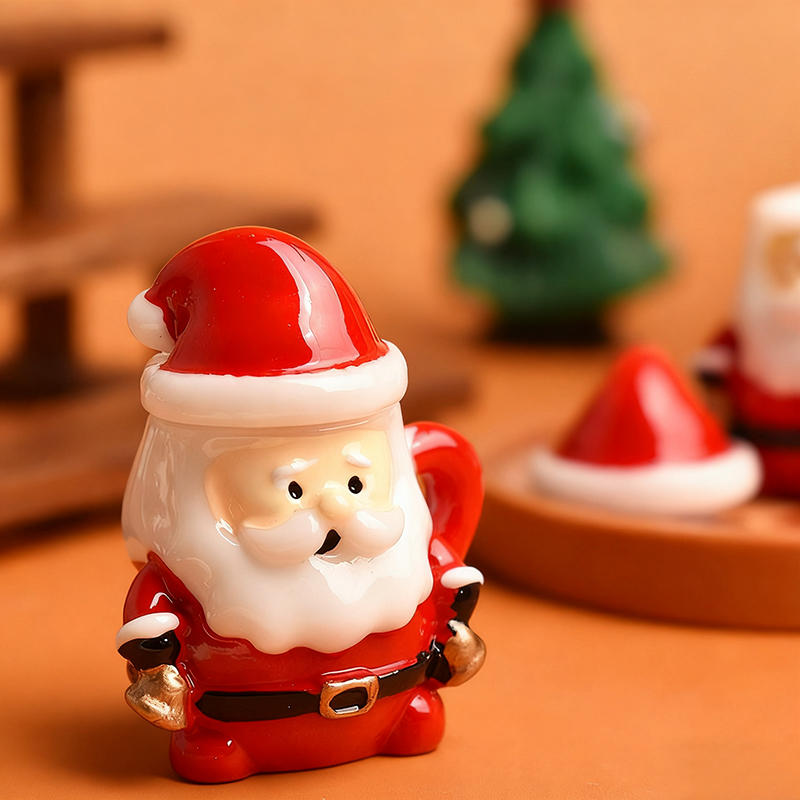 Mini Santa Teacup Ornament - R - Resin Craft Supplies avaliação e preço