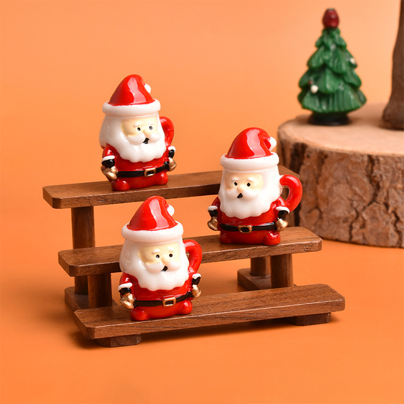 Mini Santa Teacup Ornament - R - Resin Craft Supplies avaliação e preço