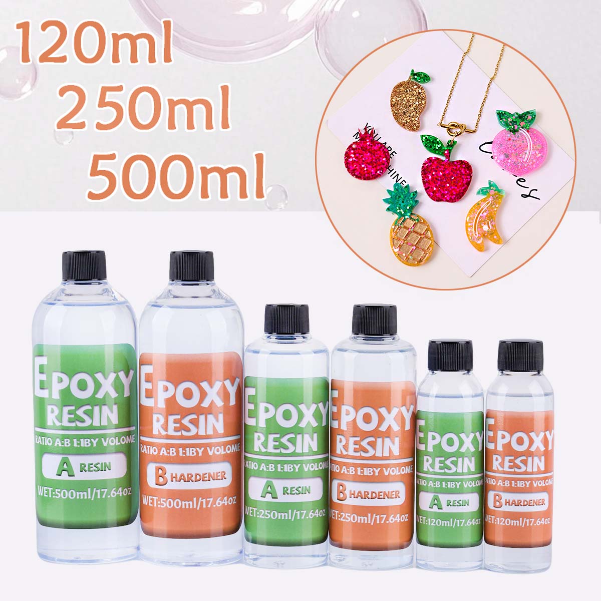 1:1 AB Resin Epoxy Glue Kit Hi - Resin Jewelry Kit avaliação e preço