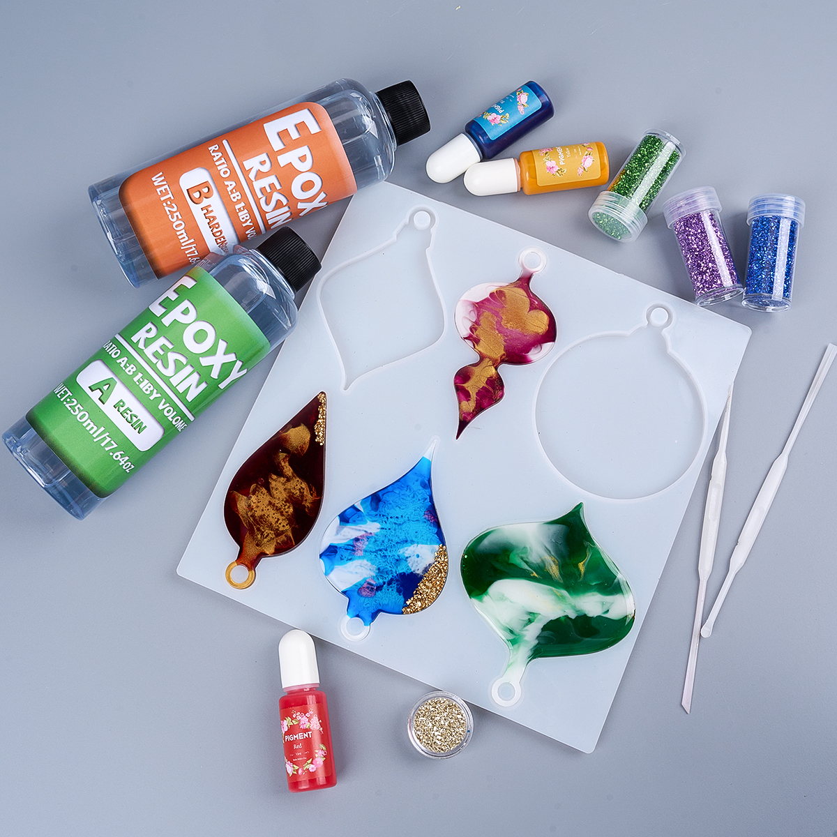 1:1 AB Resin Epoxy Glue Kit Hi - Resin Jewelry Kit avaliação e preço