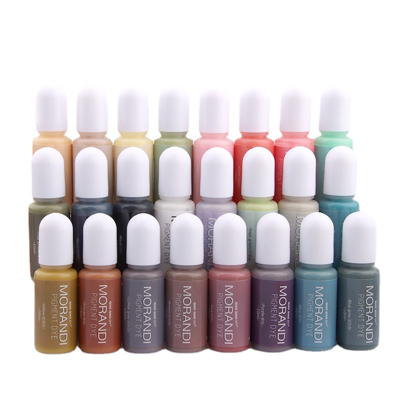 24 Colors Epoxy Resin Pigments - Resin Dye Alcohol avaliação e preço