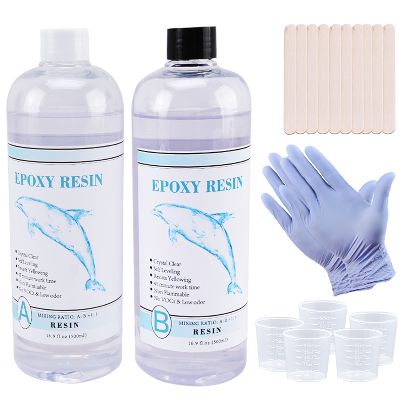 1:1 Clear Epoxy Resin Crystal  - Epoxy Uv Resin Kit avaliação e preço