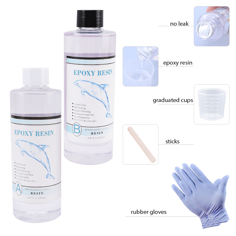 1:1 Clear Epoxy Resin Crystal  - Epoxy Uv Resin Kit avaliação e preço