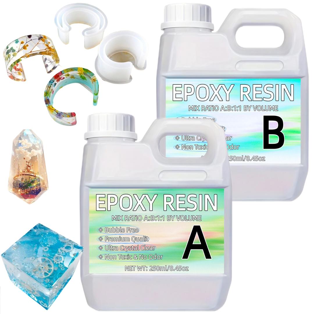 16.9oz Clear Epoxy Resin Kit C - Resin Jewelry Kit avaliação e preço