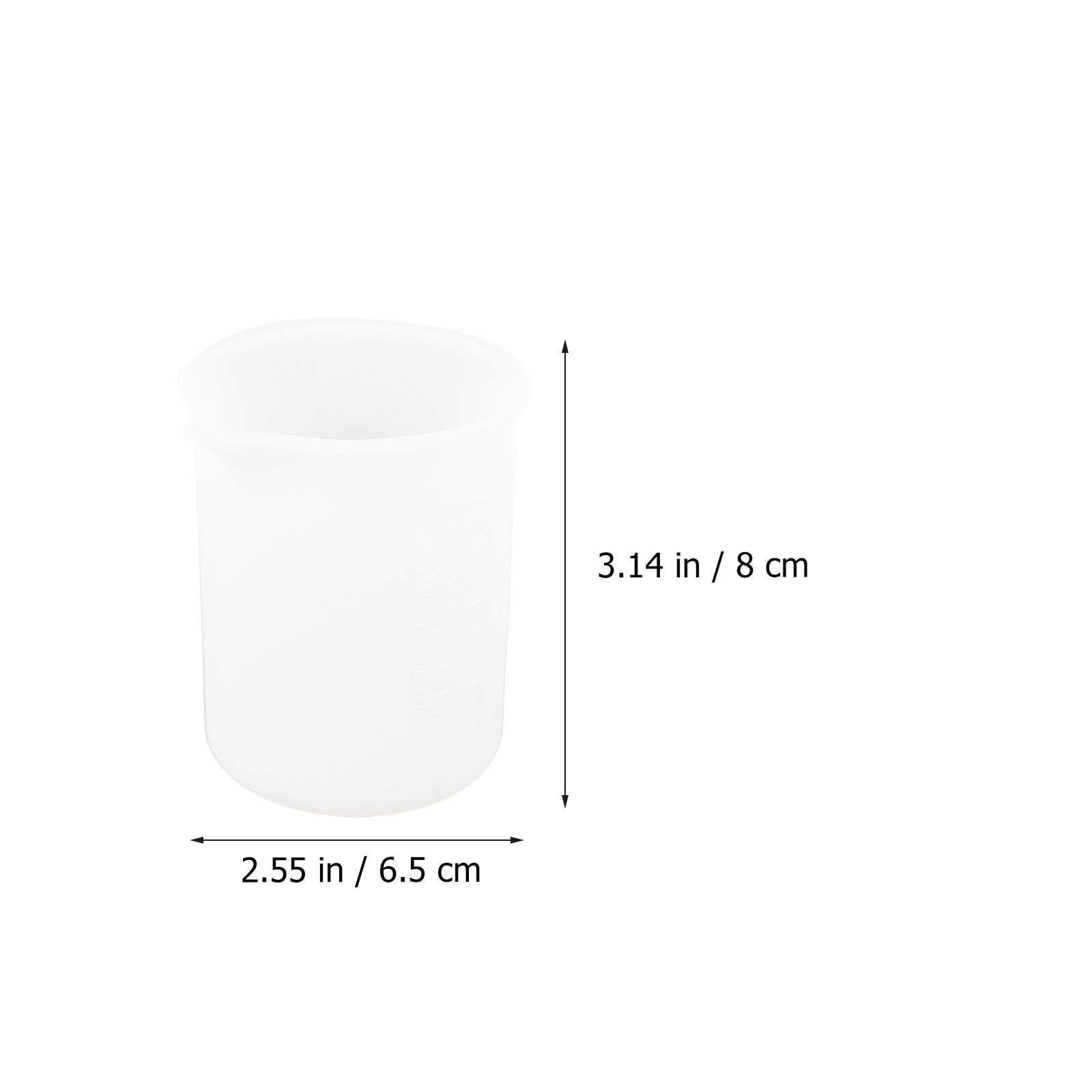 1Set DIY Crystal Epoxy Silicon - Mixing Cup Silicone avaliação e preço