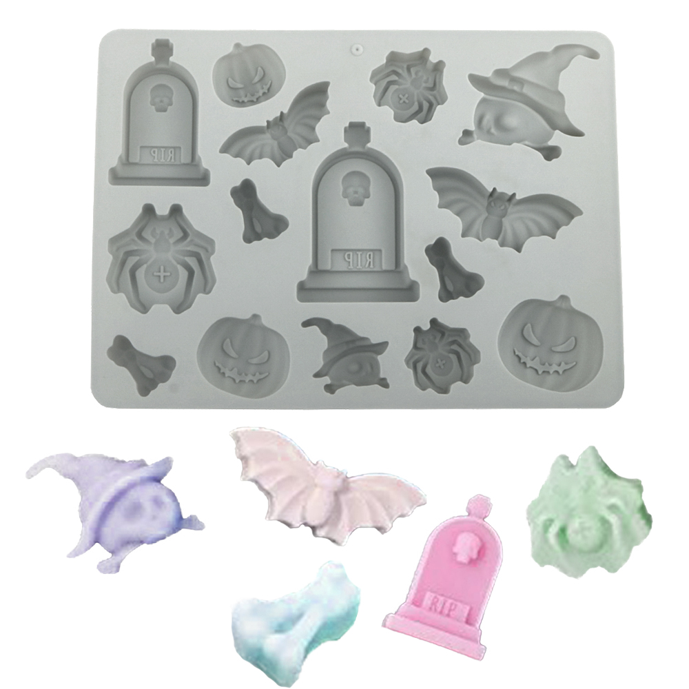 Halloween Element Tombstone Sp - Silicone Mold Tray avaliação e preço