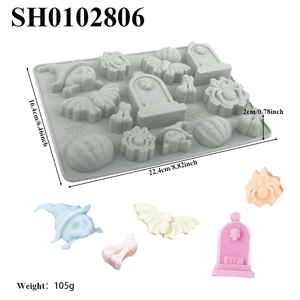 Halloween Element Tombstone Sp - Silicone Mold Tray avaliação e preço