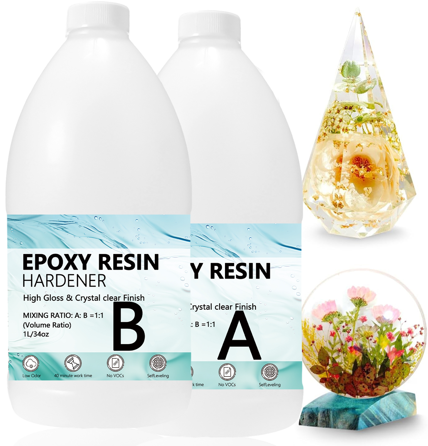 Epoxy Resin Kits Set, Art Kit  - Resin Craft For Beginners avaliação e preço