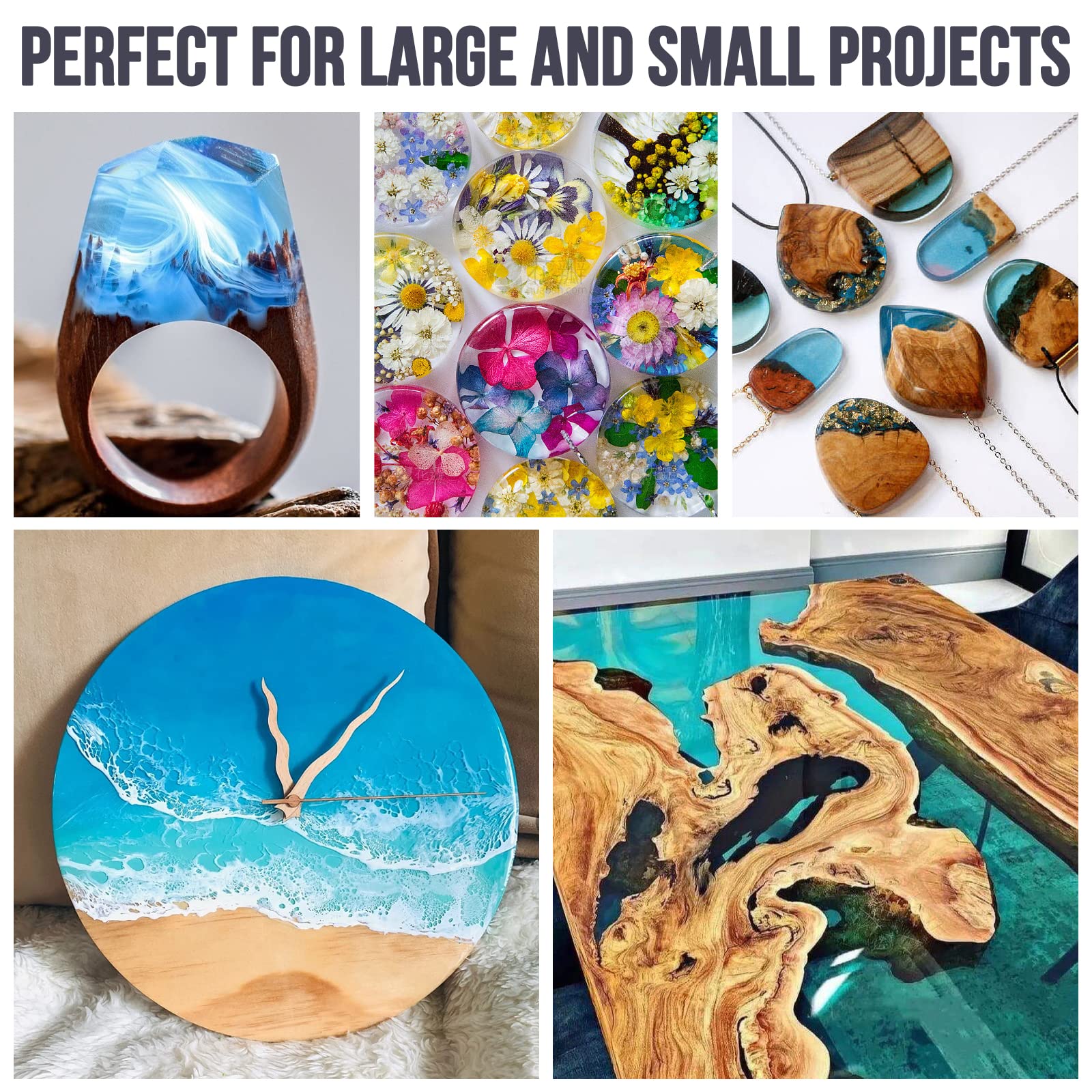 Epoxy Resin Kits Set, Art Kit  - Resin Craft For Beginners avaliação e preço