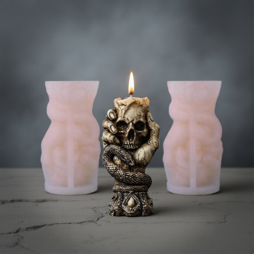 Halloween Skull Aroma Candle S - Resin Craft Workshop avaliação e preço
