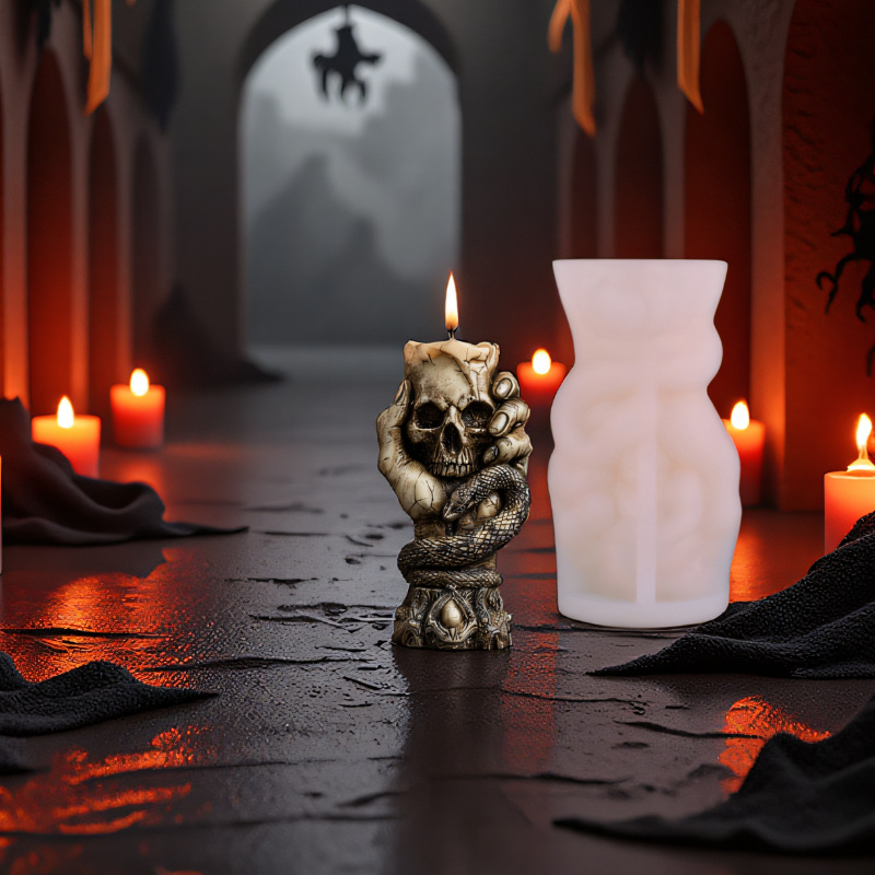 Halloween Skull Aroma Candle S - Resin Craft Workshop avaliação e preço