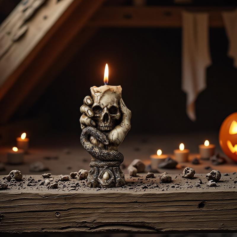 Halloween Skull Aroma Candle S - Resin Craft Workshop avaliação e preço