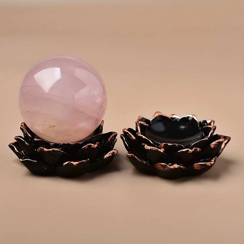 1pc Lotus Flower Crystal Ball  - Flower Preservation Resin avaliação e preço