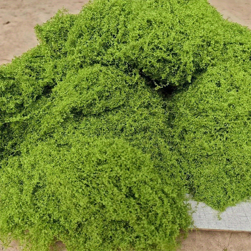 Green Fake Moss DIY Crafts Gra - Terrarium Moss Art avaliação e preço