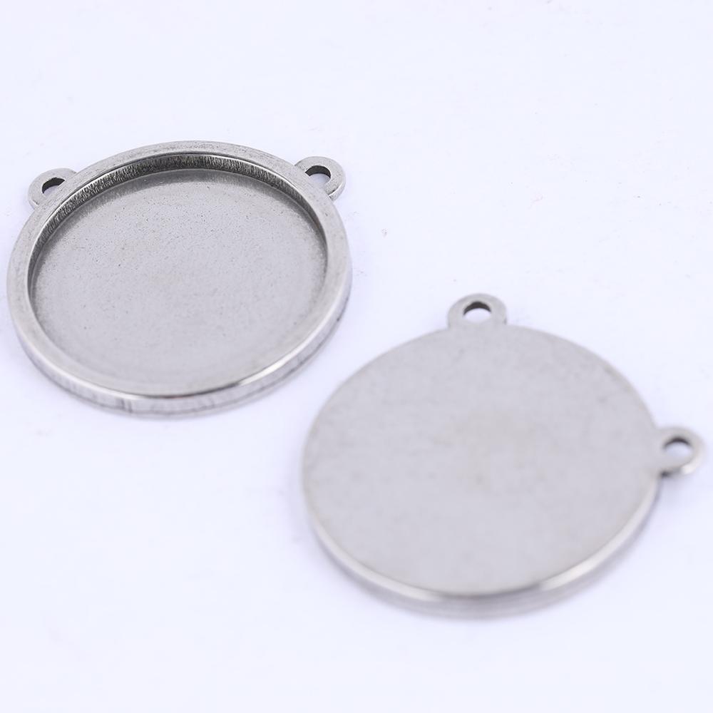 5pcs blank cabochon base 16mm  - Bezels Set Pendant avaliação e preço