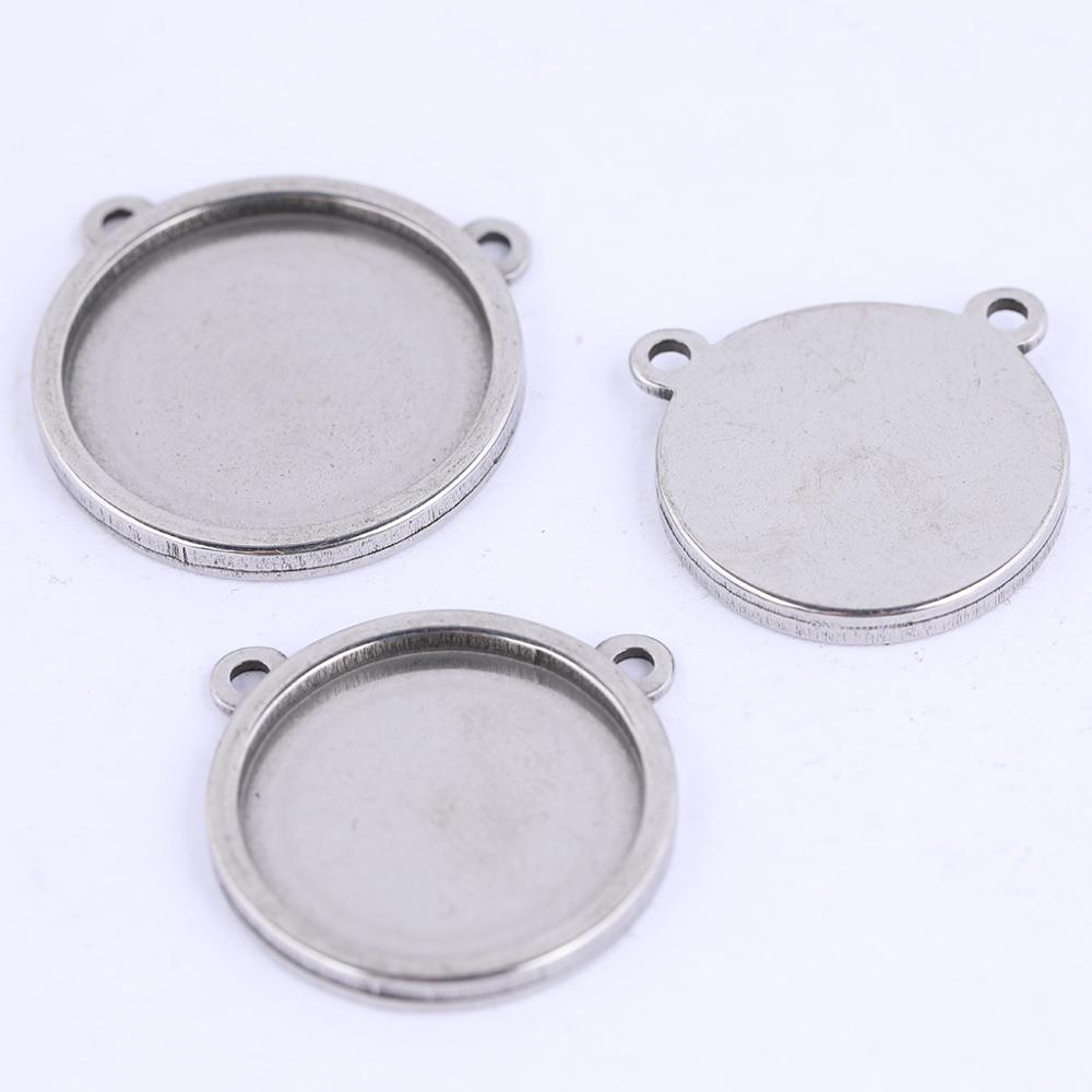 5pcs blank cabochon base 16mm  - Bezels Set Pendant avaliação e preço