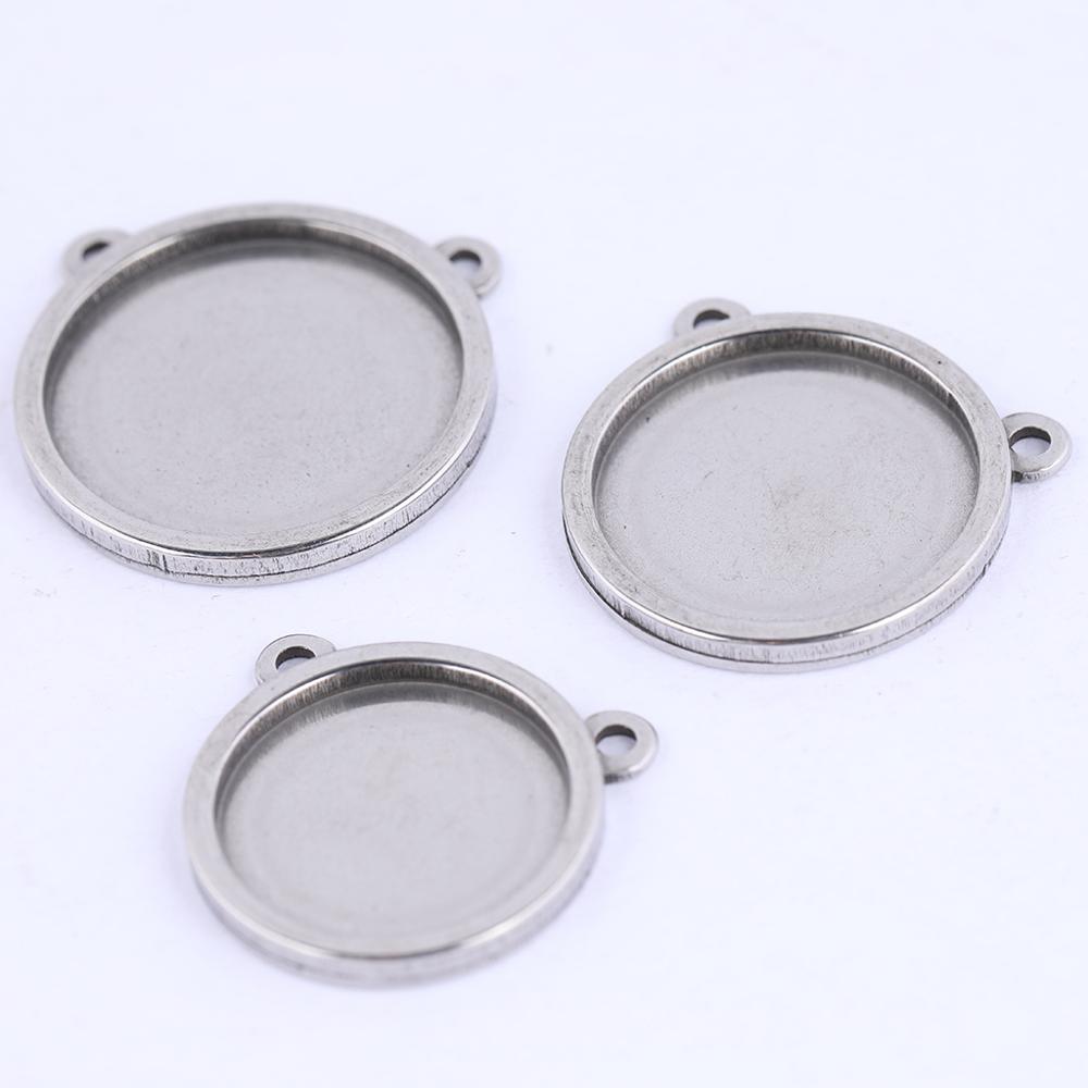 5pcs blank cabochon base 16mm  - Bezels Set Pendant avaliação e preço