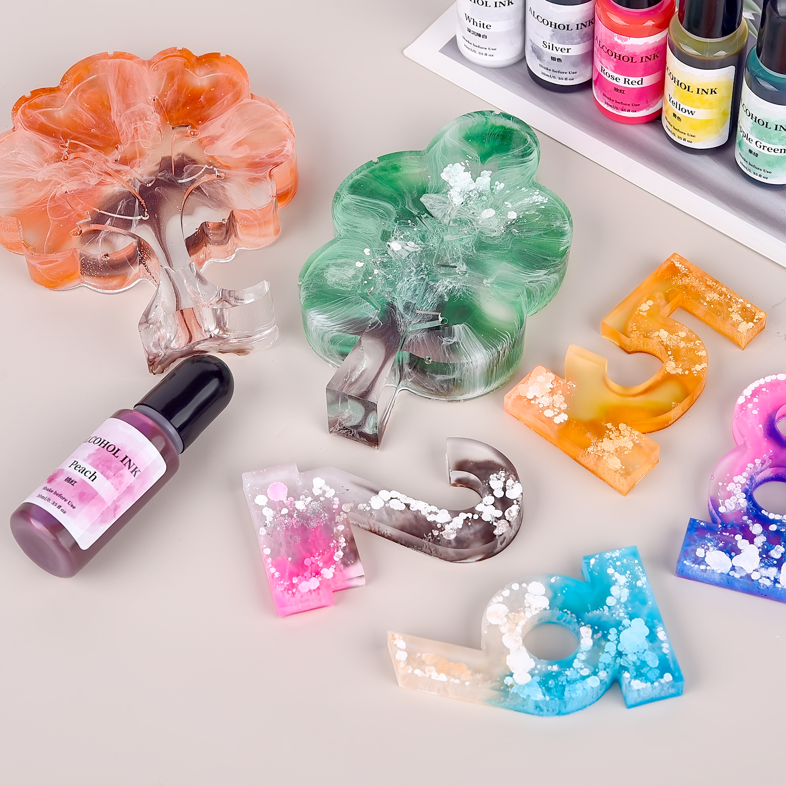 10ml Colorant Dye For DIY Epox - Resin Dye Alcohol avaliação e preço