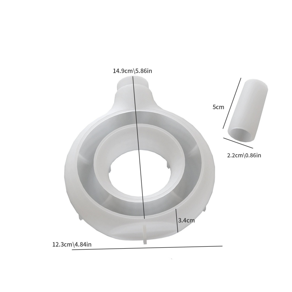 Donut Shape Mold Flexible Plas - Resin Craft Workshop avaliação e preço