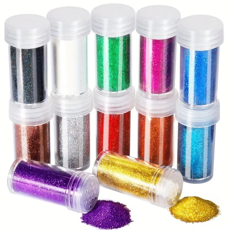 12 Pack Extra Fine Glitter Cra - Resin Glitter Pack avaliação e preço
