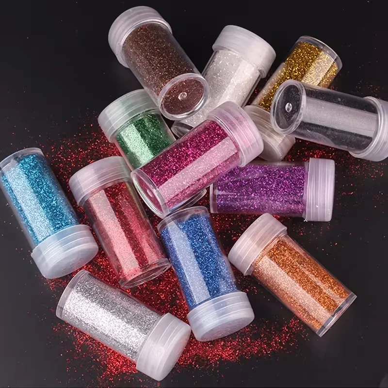 12 Pack Extra Fine Glitter Cra - Resin Glitter Pack avaliação e preço