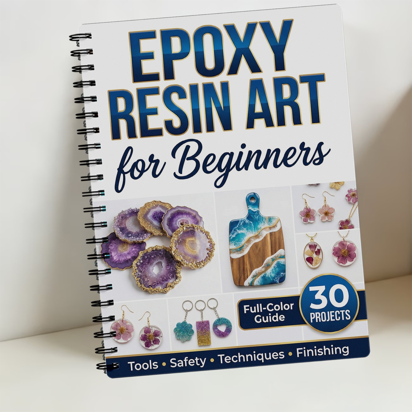 Epoxy Resin Art Book Guide Lea - Resin Craft For Beginners avaliação e preço
