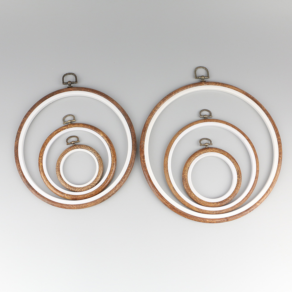 10pcs/Set 7.5-26cm Round Woode - Wood Ring Blank avaliação e preço