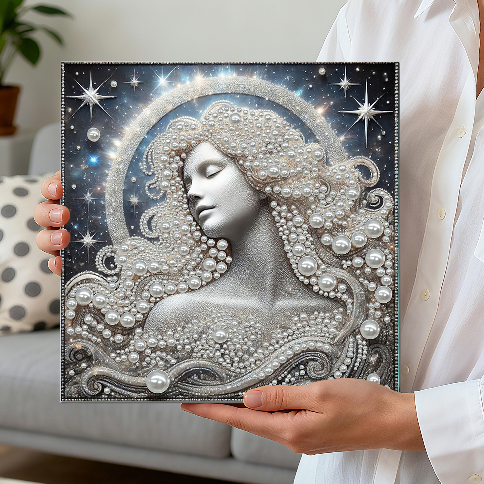 DIY Ladies Pearl Painting Kit  - Resin Craft For Beginners avaliação e preço
