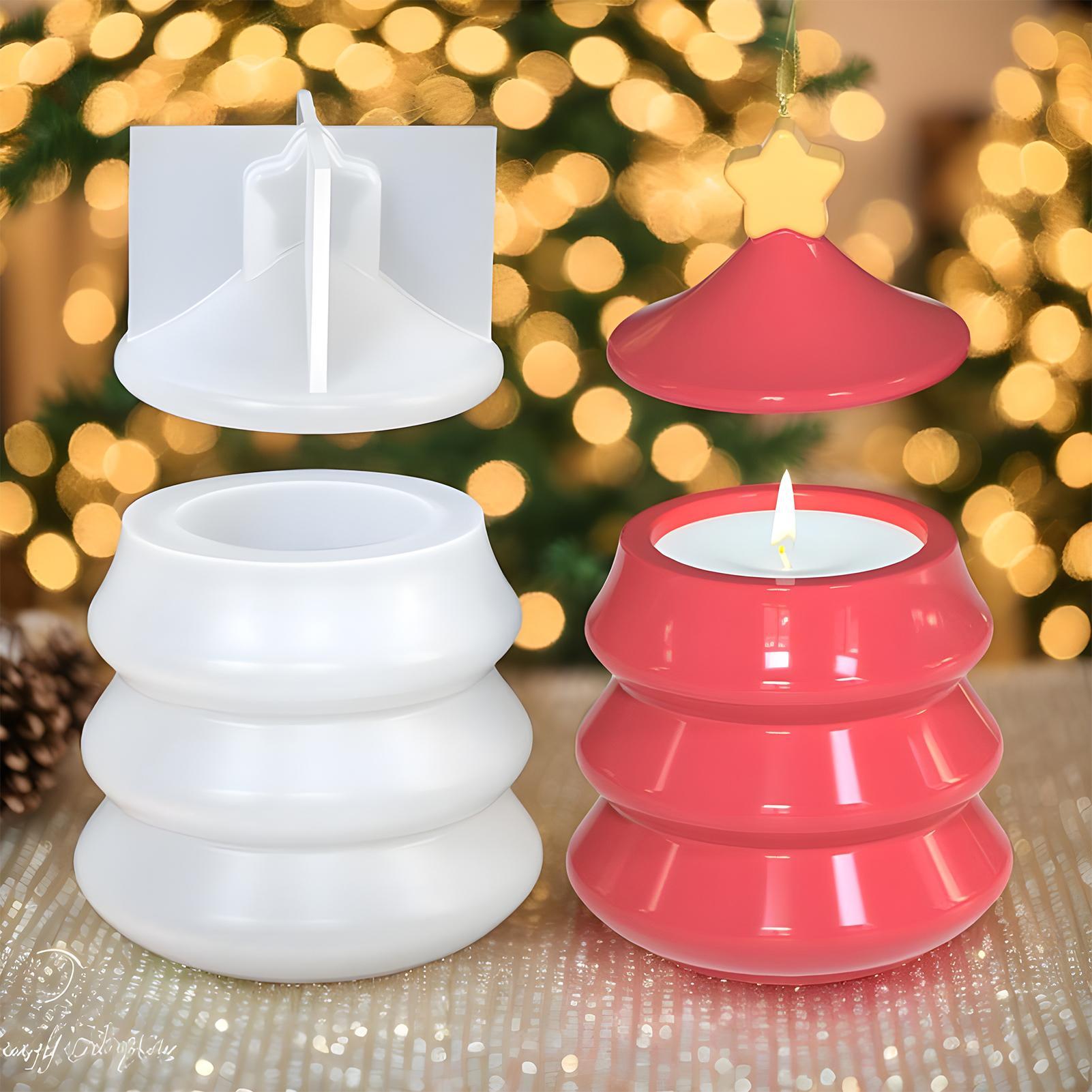 Christmas Tree Jar Mold DIY Si - Resin Craft Workshop avaliação e preço