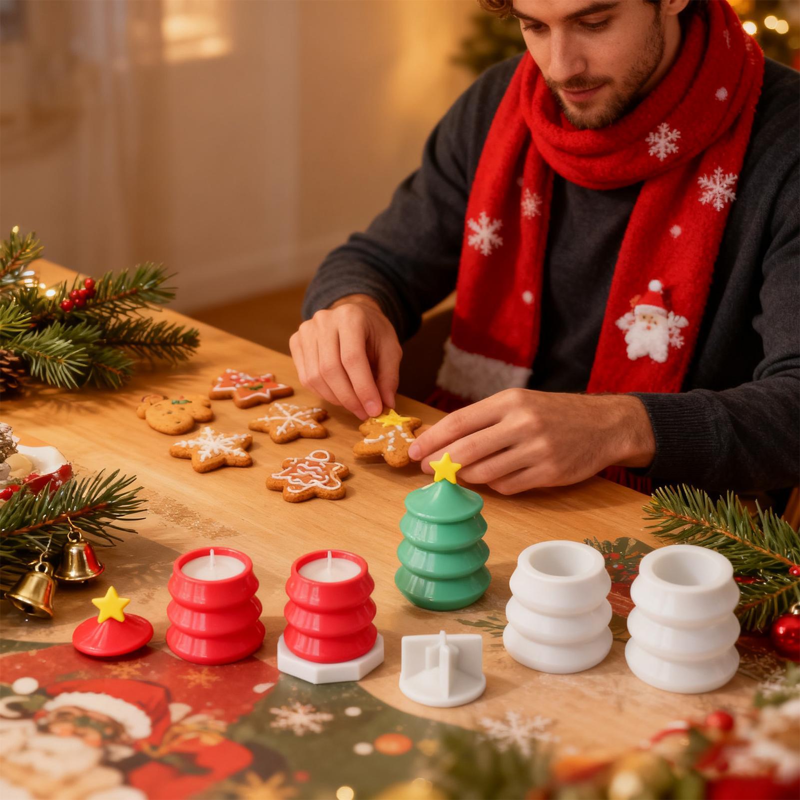 Christmas Tree Jar Mold DIY Si - Resin Craft Workshop avaliação e preço