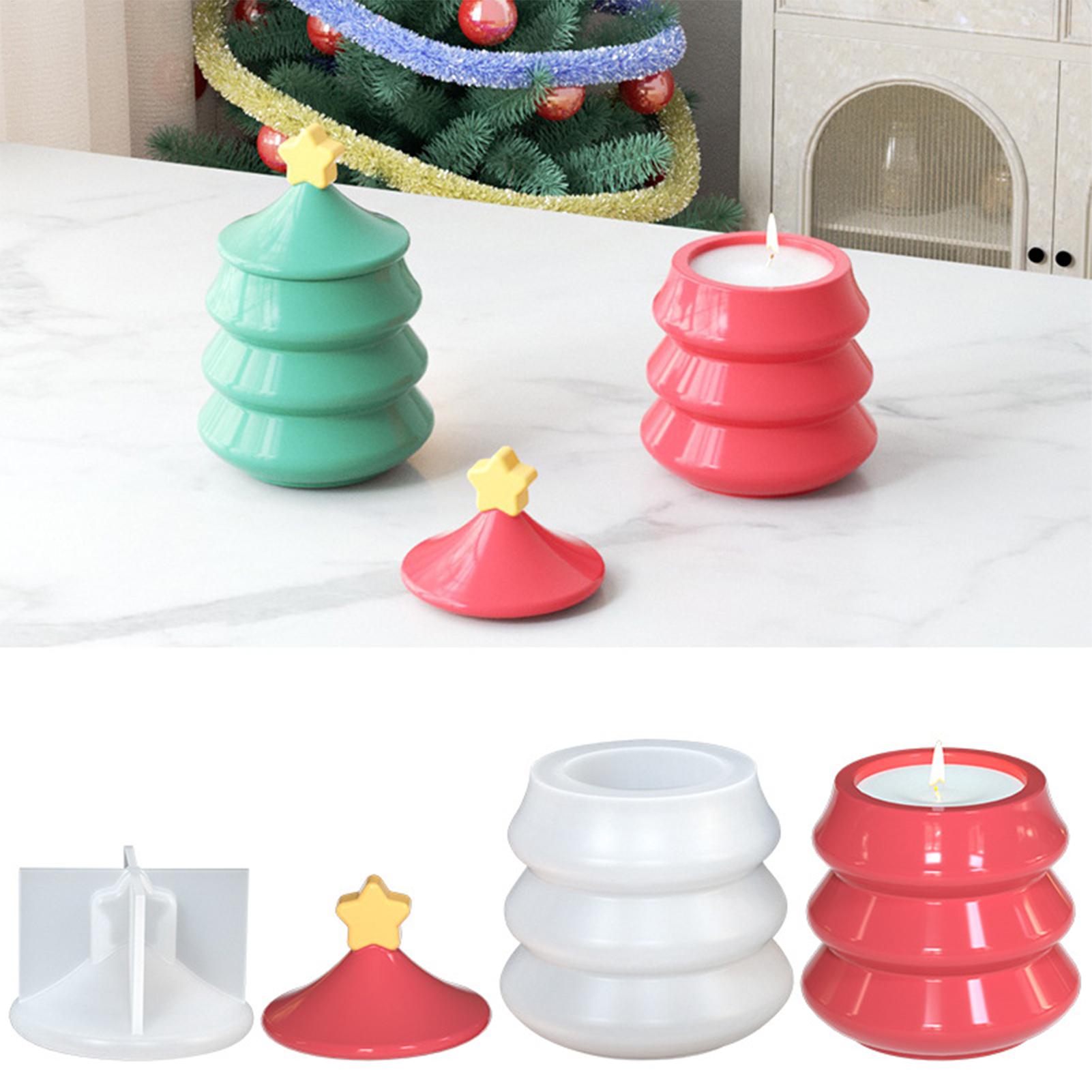 Christmas Tree Jar Mold DIY Si - Resin Craft Workshop avaliação e preço