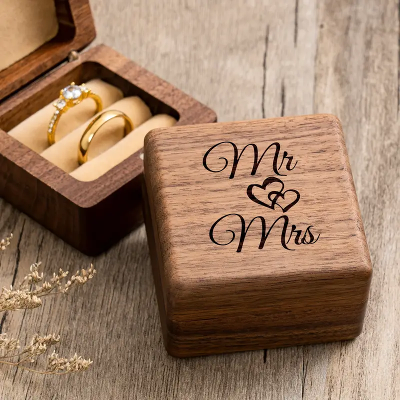 Engagement Proposal Wedding Ce - Wood Ring Blank avaliação e preço