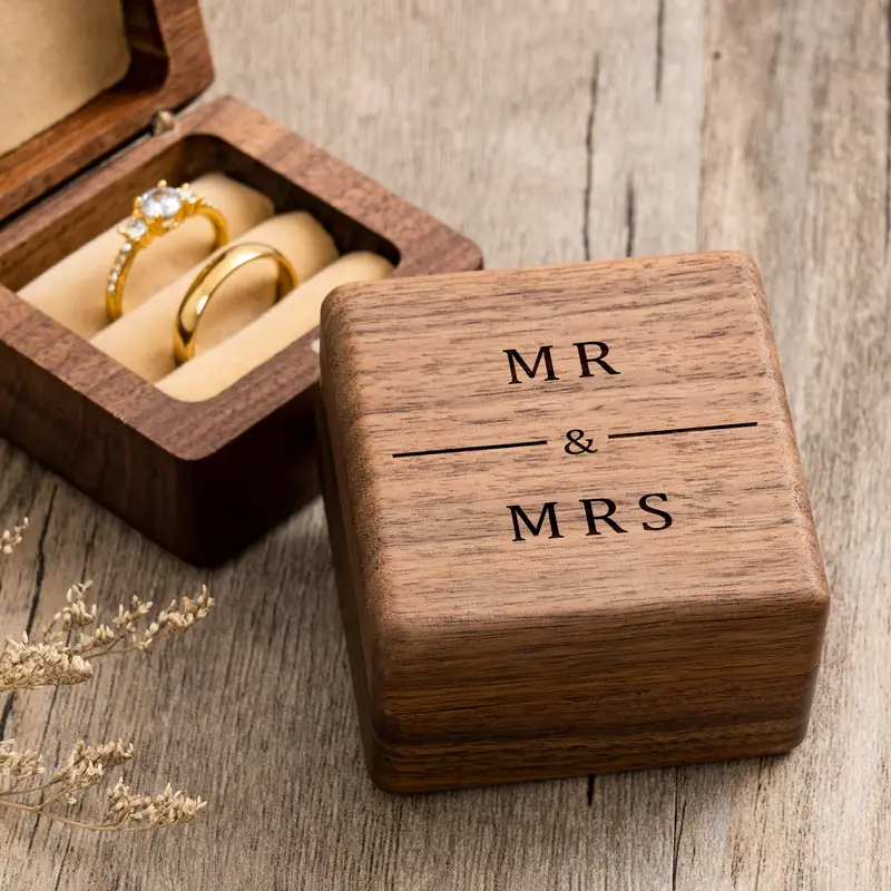 Engagement Proposal Wedding Ce - Wood Ring Blank avaliação e preço