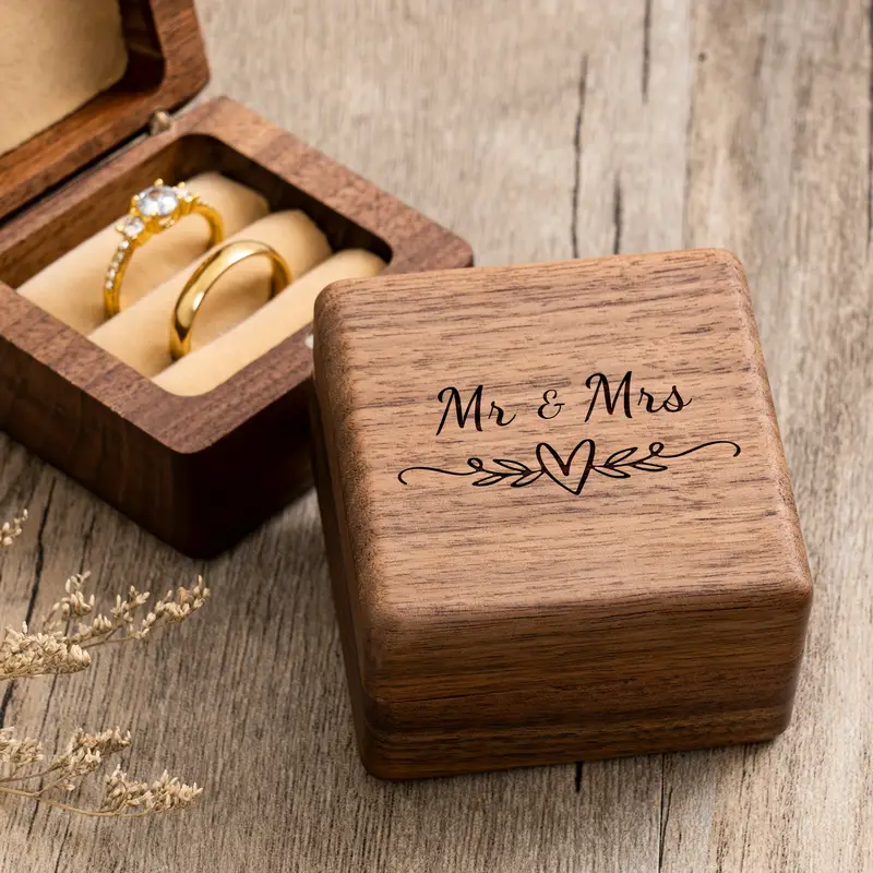 Engagement Proposal Wedding Ce - Wood Ring Blank avaliação e preço