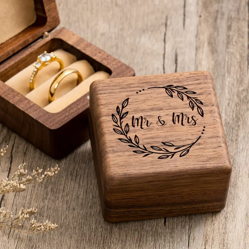 Engagement Proposal Wedding Ce - Wood Ring Blank avaliação e preço