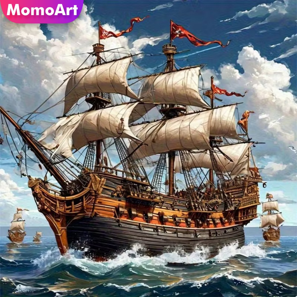 Momoart Diamond Painting Ship  - Resin Craft For Beginners avaliação e preço