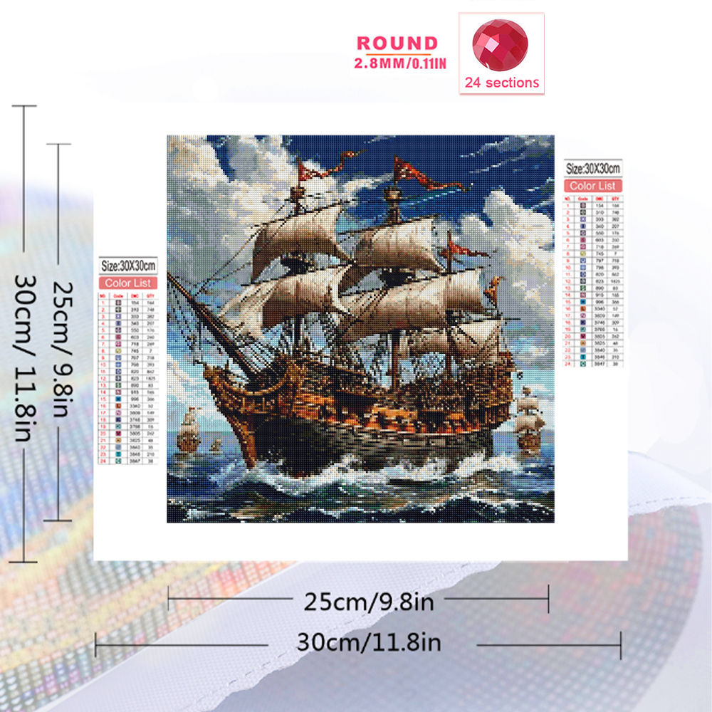 Momoart Diamond Painting Ship  - Resin Craft For Beginners avaliação e preço