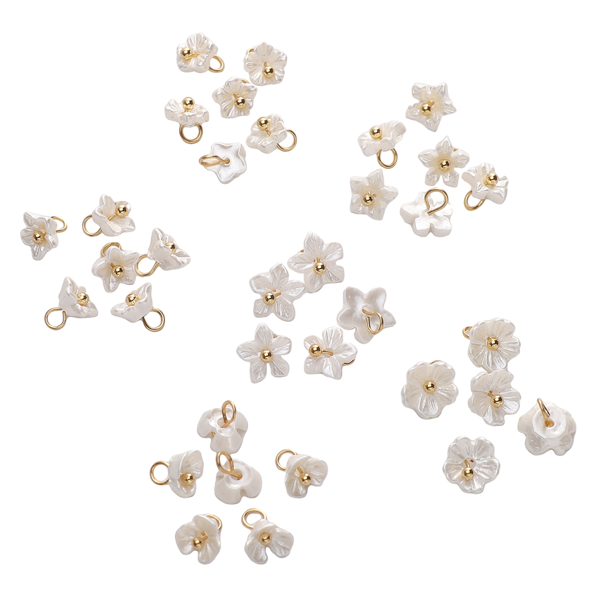 5pcs White Mini Small Flowers  - Flower Preservation Resin avaliação e preço