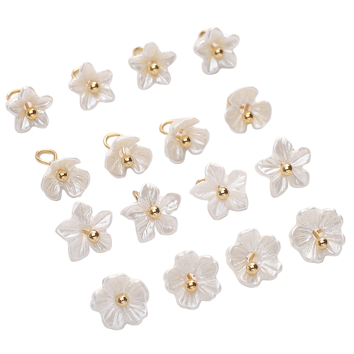 5pcs White Mini Small Flowers  - Flower Preservation Resin avaliação e preço