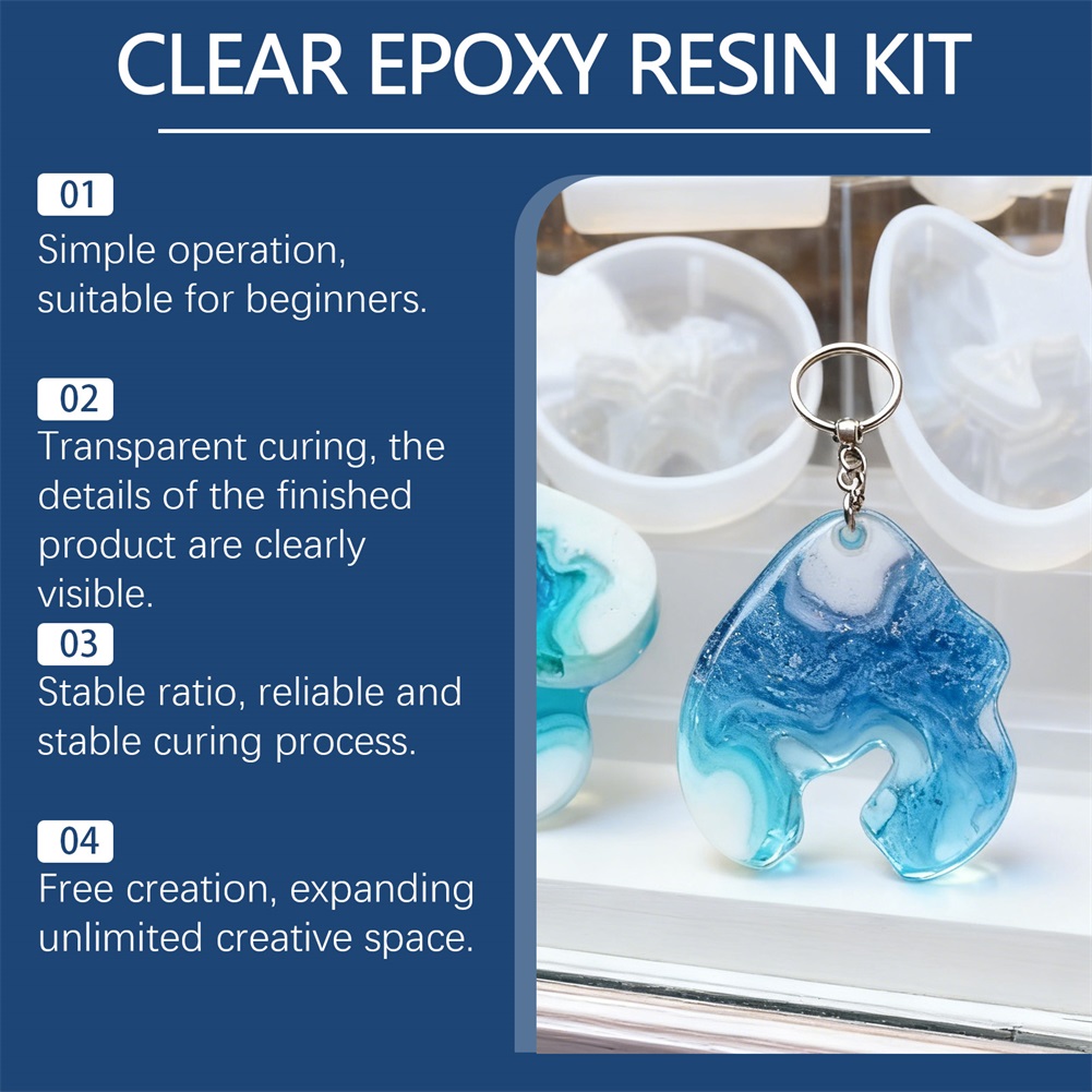 DIY Crystals Clear Epoxys Resi - Resin Jewelry Kit avaliação e preço